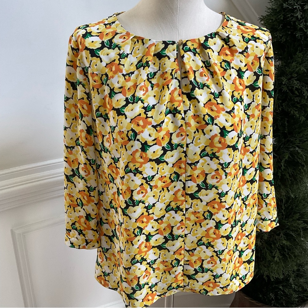 Talbots Floral Blouse Size 14